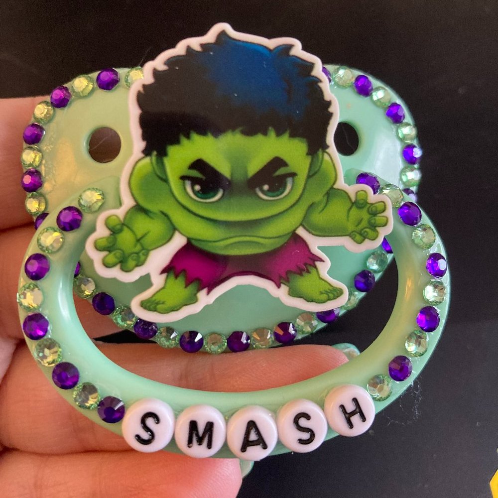 Chibi Hulk Adult Pacifier